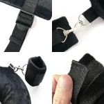 Leg Restraint Bondage System Black