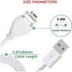 Screenshot 2021 10 28 at 21 12 59 Amazon com Magnetic USB DC Charger Cable Replacement Charging Cord 6mm 0 24in Electronics