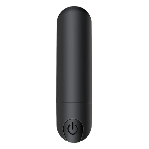 10 Speed USB Rechargeable Bullet Vibrator Black 1