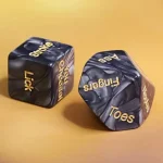 Piece Dice Game Set Black:Glow In The Dark Mixed