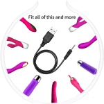 mm USB Replacement Cable DC Charging Black