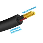 mm USB Replacement Cable DC Charging Black