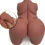 Miss Thickumz Lifelike Plump Male Masturbator Doll Chocolate 2