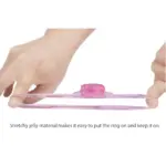 Butterfly Vibrating Cock Ring Pink:Purple