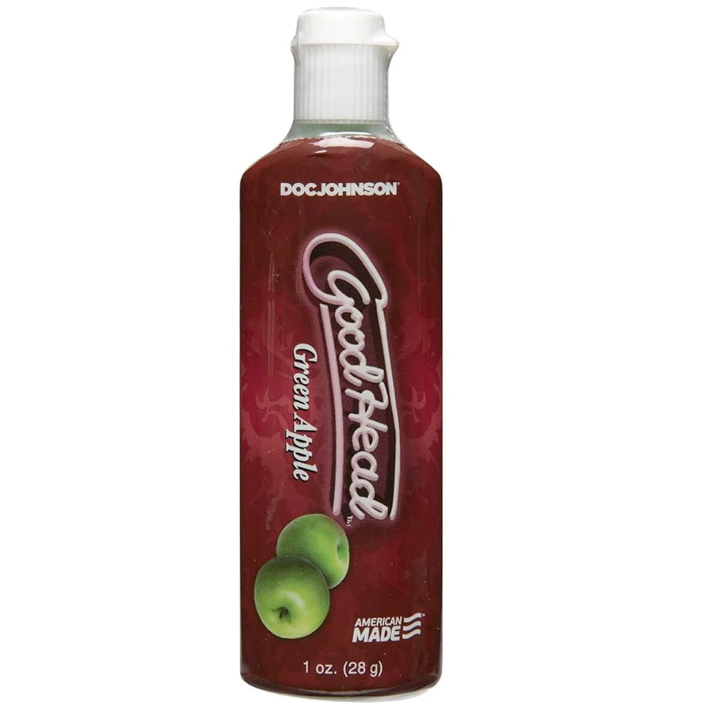 Doc Johnson Good Head Oral Delight Gel Assorted Fruits Green Apple oz