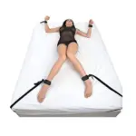 Under Bed Restraint Kit with Whip Black