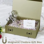 Collapsible Gift Box with Magnetic Closure x x Gentleman Blue