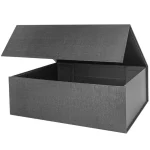 Large Gift Box with Foldable Magnetic Lid xx Inch Black