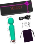 Modern Mini Personal Wand Massager Aquamarine