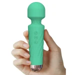 Modern Mini Personal Wand Massager Aquamarine