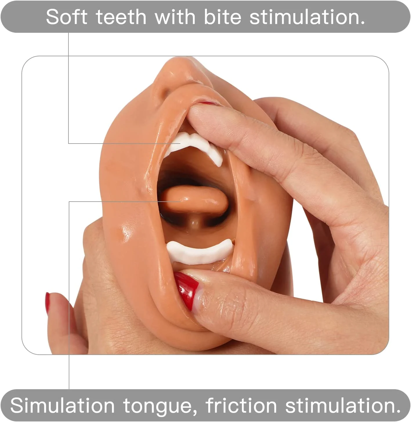 in Lifelike Male Masturbator Mocha Lite