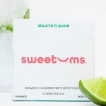 Sweetums pH Balanced Flavored Intimate Wipes Pina Colada Single
