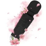 Mini Personal Wand Massager Speeds Patterns Black