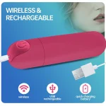 Speed USB Rechargeable Bullet Vibrator Gold