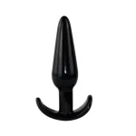 Silicone Anal Plug Spear Inch Black
