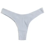 Brazilian Style V Cut Women’s Panties Cotton Striped