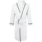 Mens Cotton Bathrobe White