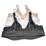 Non Padded Underwire Lace Cotton Lined Bra Black