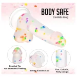 Realistic Liquid Silica Inch Colorful with Strong Suction Cup Confetti