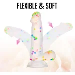 Realistic Liquid Silica Inch Colorful with Strong Suction Cup Confetti