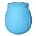 Clitoral Sucking Rose Massager Light Blue