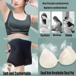 Front Cross Side Buckle Shaping Lifting Bra Ink Green
