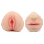 Realistic Skin Safe Mini Male Masturbator Ivory