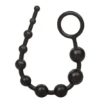 Flexible Jelly Inch Vaginal and Anal Beads One String Of Beads Black