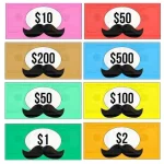 Couples AdultOpoloy Game Night Set x inch Washable Mint
