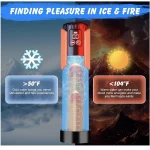 Rechargeable Automatic Vacuum Penis Enlarger Pump with Suction Intensities Red