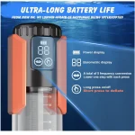 Rechargeable Automatic Vacuum Penis Enlarger Pump with Suction Intensities Red