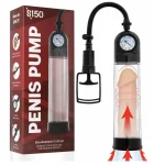 Manual Vacuum Penis Enlarger Pump with Pressure Gauge