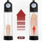 Manual Vacuum Penis Enlarger Pump with Pressure Gauge