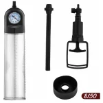 Manual Vacuum Penis Enlarger Pump with Pressure Gauge