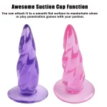 Mini Crystal Anal Plug Inches Purple