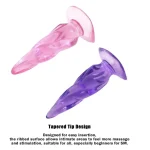 Mini Crystal Anal Plug Inches Purple