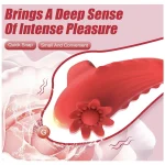 Rechargeable Vibrating Finger Massager Red