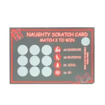 Sex Positions Scratch Off Tickets Black