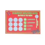 Sex Positions Scratch Off Tickets Red