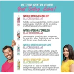 Lube Life Flavor Packs Water Based Flavored Personal Lubricants Oz