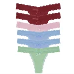 Perspective Low Waist Floral Lace Thong Panties
