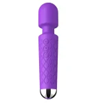 Powerful Pattern Rechargeable Massager Purple Waves