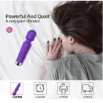 Powerful Pattern Rechargeable Massager Purple Waves