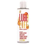 LubeLife Water Based Anal Delight Flavored Personal Lubricant Fl Oz Peaches & Cream