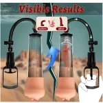 Manual Penis Pump with Realistic Mouth Masturbator x