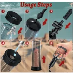 Manual Penis Pump with Realistic Mouth Masturbator x
