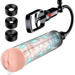 Manual Penis Pump with Realistic Mouth Masturbator x
