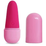 plusOne Body Safe Silicone Private Pleasure Bullet Vibrator Settings Pink