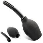 ML Silicone Anal Douche Enema Bulb Black