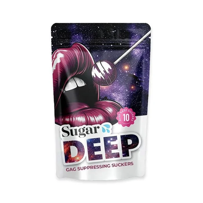 DEEP Gag Suppressing Sucker Purple Raspberry Flavored